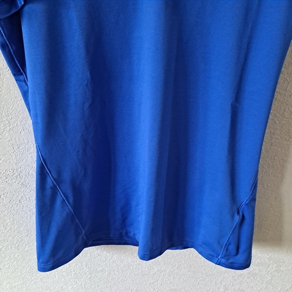 Adidas Blue V-Neck shirt - Picture 3 of 6
